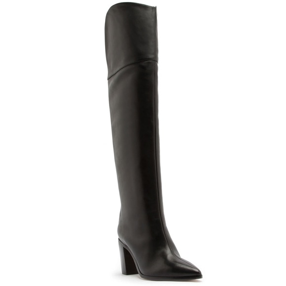 Schutz Anaisha over the knee pointed toe Boots NIB - Picture 2 of 9